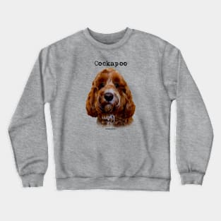 Red Cockapoo / Spoodle Dog Crewneck Sweatshirt